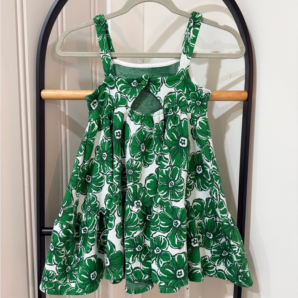 Tahari Kids Dress with Green Floral Design - Picture 3 of 7